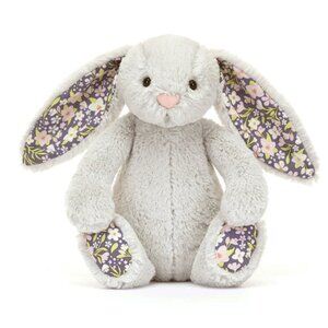 Jellycat Blossom Silver Bunny - Small - NWOT